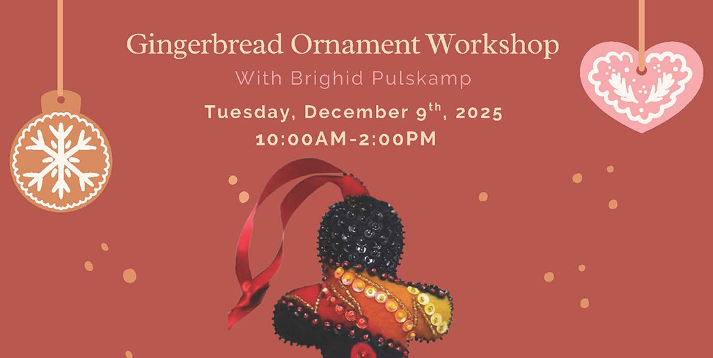 Pala Band California Cupa Cultural Center Event Gingerbread Ornament Workshop Brighid Pulskamp